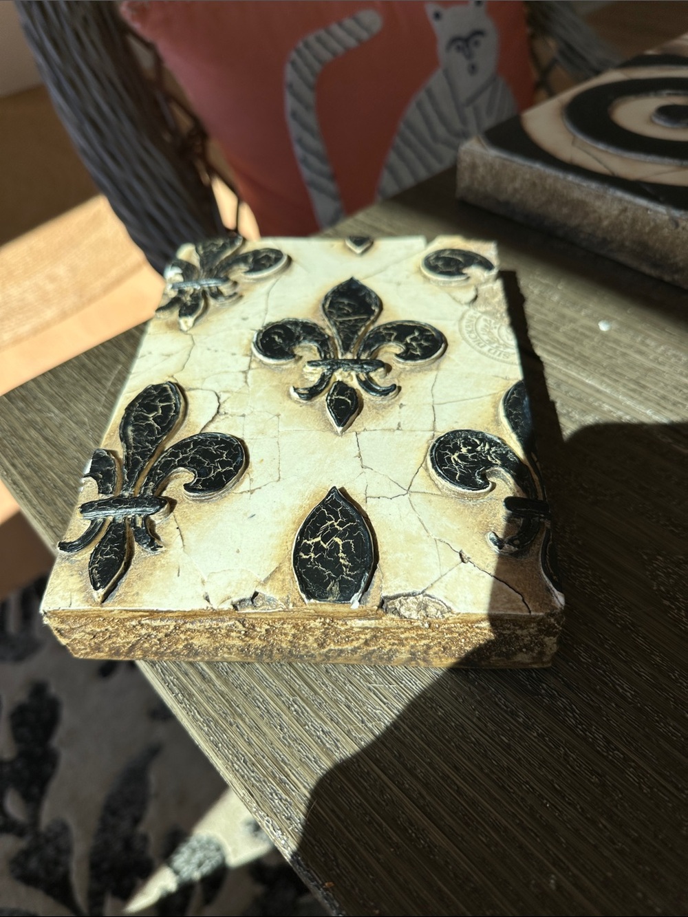 Sid dickens collectible  Fleur-de-Lis Accent Tile 6x8 T95